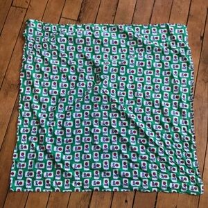 Miller Lite Vibrant Green Patterned Women's Scarf